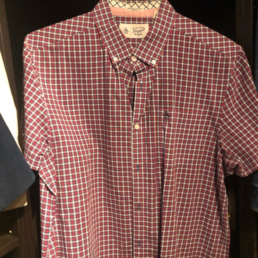 Three Original Penguin Men’s Shirts Size L